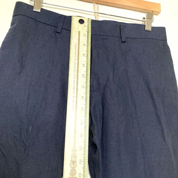 Club Monaco Grant Lit Trouser Linen Dress Slack Blue Pant Mens 28 NEW Workwear - Picture 7 of 16